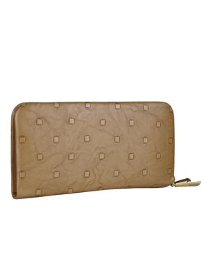 brown leatherette regular clutch - 13665975 - Standard Image - 4