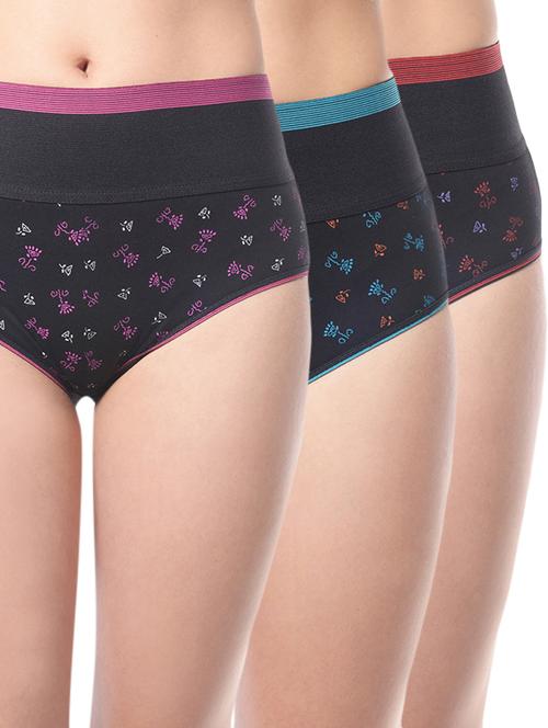 set of 3 multicolored cotton panties - 13671095 - Very Small Image - 1