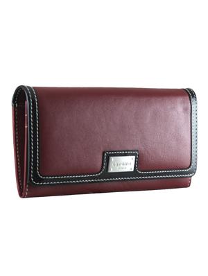 red leather regular clutch - 13671955 - Standard Image - 4