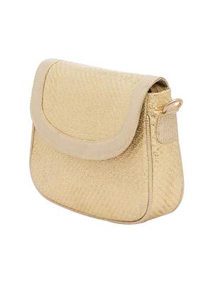 gold canvas structured sling bag - 13671959 - Standard Image - 4
