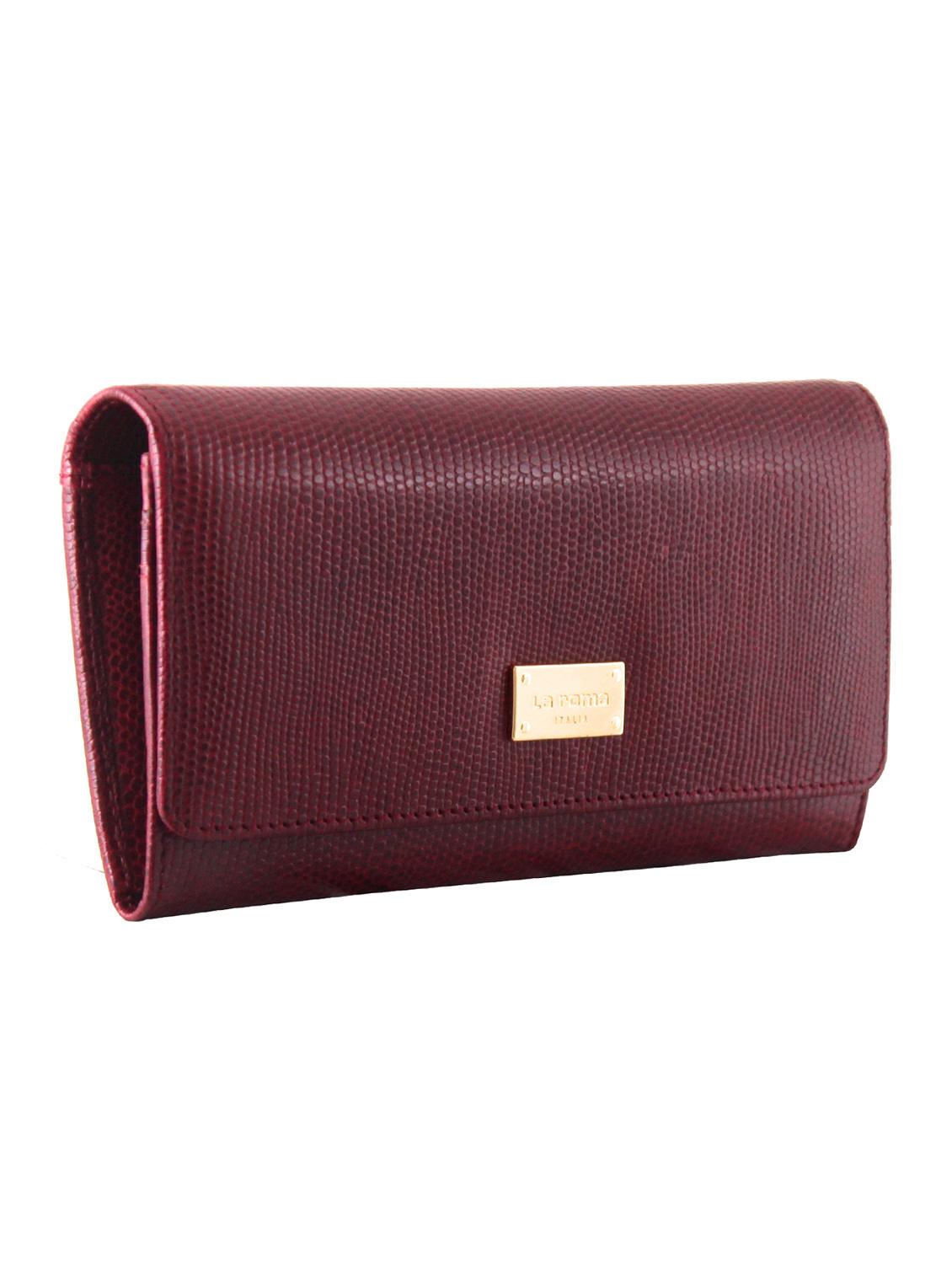 red leather regular clutch - 13671973 - Zoom Image - 4