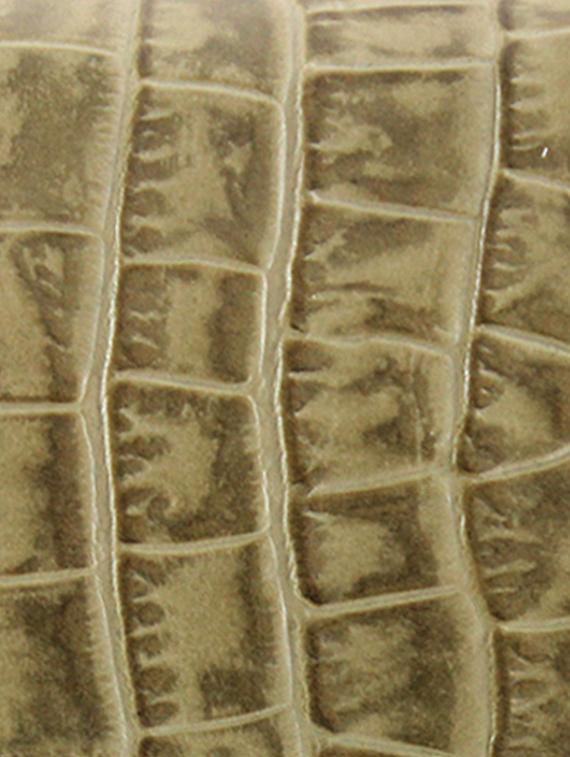 beige leather regular clutch - 13672245 - Zoom Image - 4