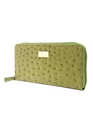 green leather regular clutch - 13672277 - Standard Image - 4