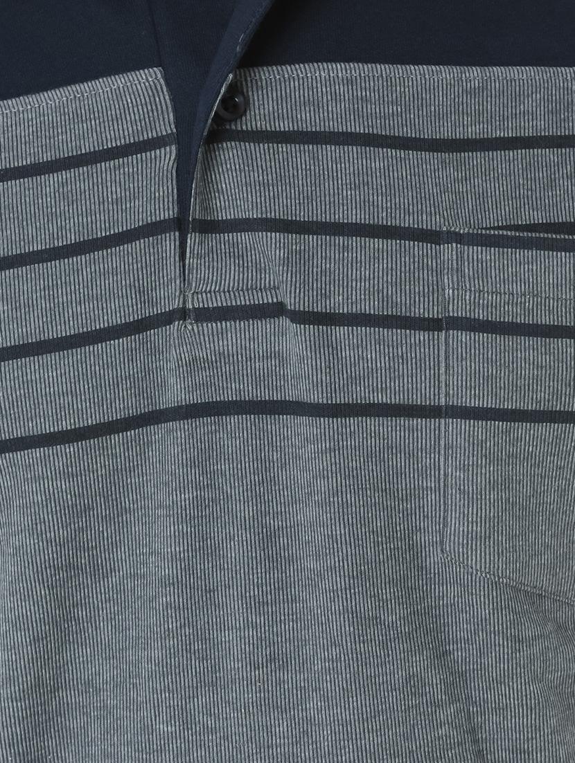 grey cotton pocket t-shirt - 13675536 - Zoom Image - 4