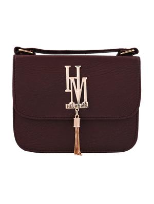brown leatherette sling bag - 13675895 - Standard Image - 4