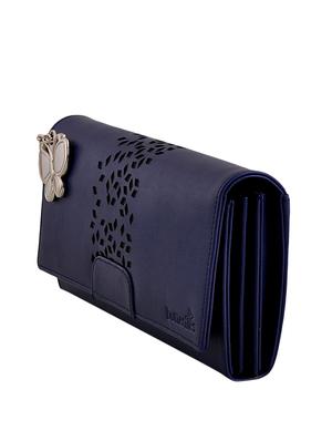 blue leatherette regular purse - 13682072 - Standard Image - 4