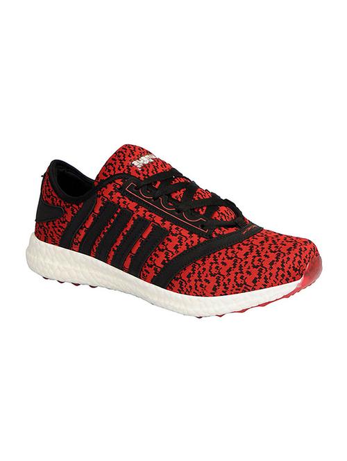 red fabric sport shoes - 13686178 - Standard Image - 1