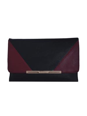 black leatherette regular sling bag - 13688499 - Standard Image - 4