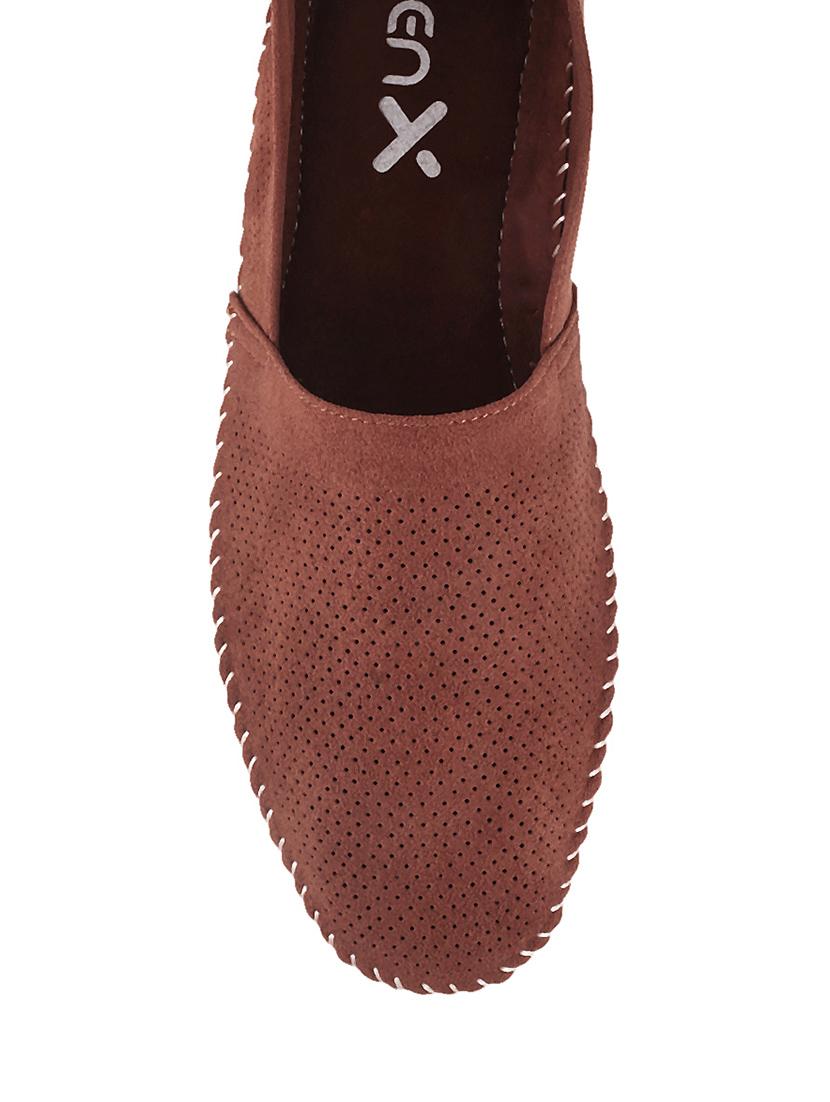 brown synthetic slip on shoes - 13690857 - Zoom Image - 4