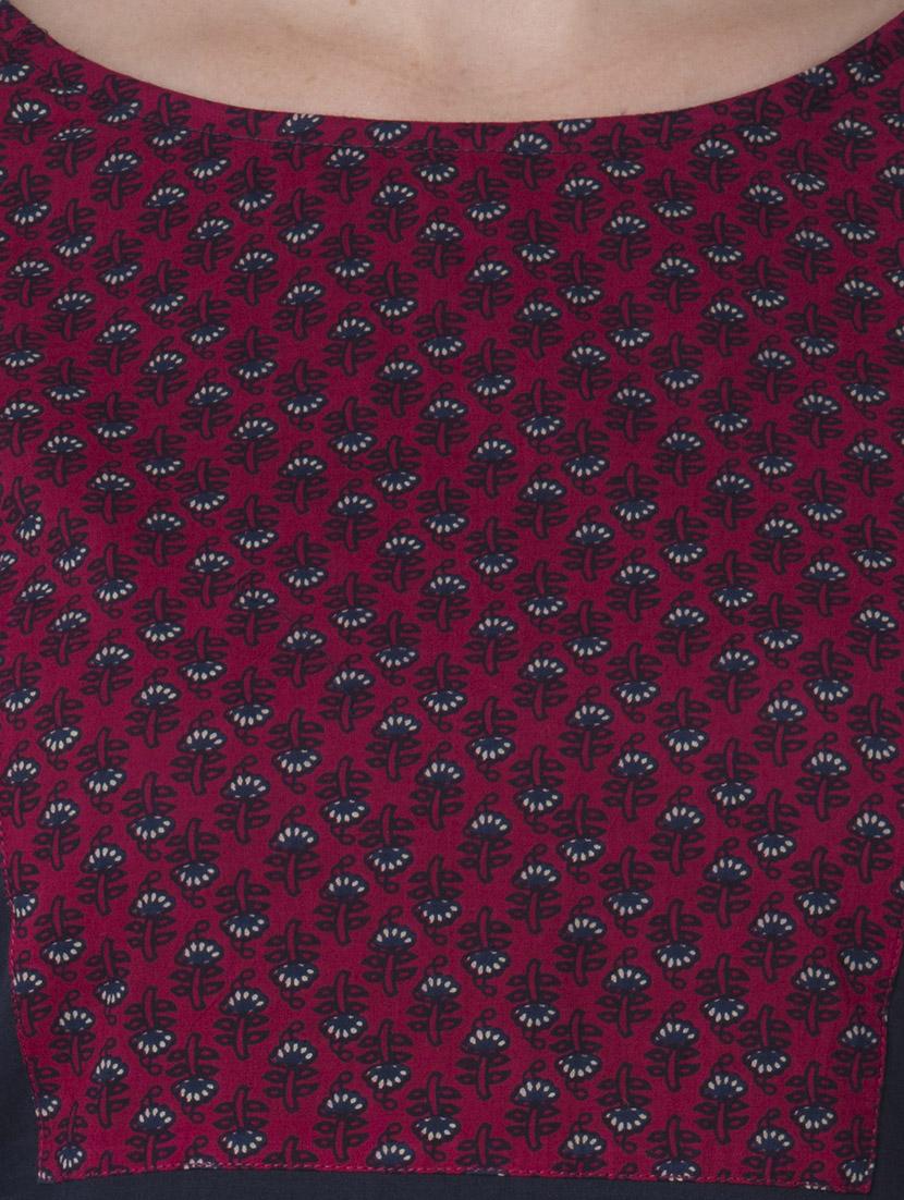 straight printed kurta - 13693072 - Zoom Image - 4