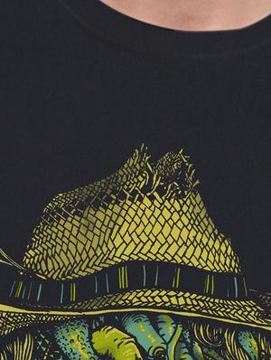 black cotton t-shirt - 13705796 - Standard Image - 4