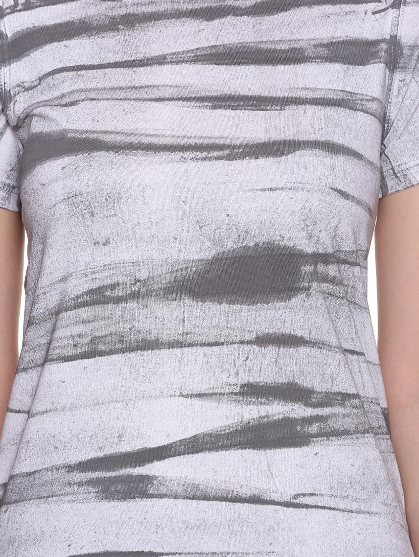 grey cotton regular tee - 13712192 - Zoom Image - 4