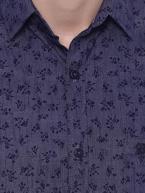 grey cotton casual shirt - 13718597 - Standard Image - 4