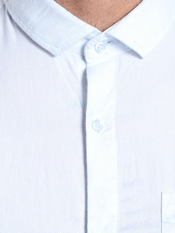 white cotton casual shirt - 13719562 - Zoom Image - 4