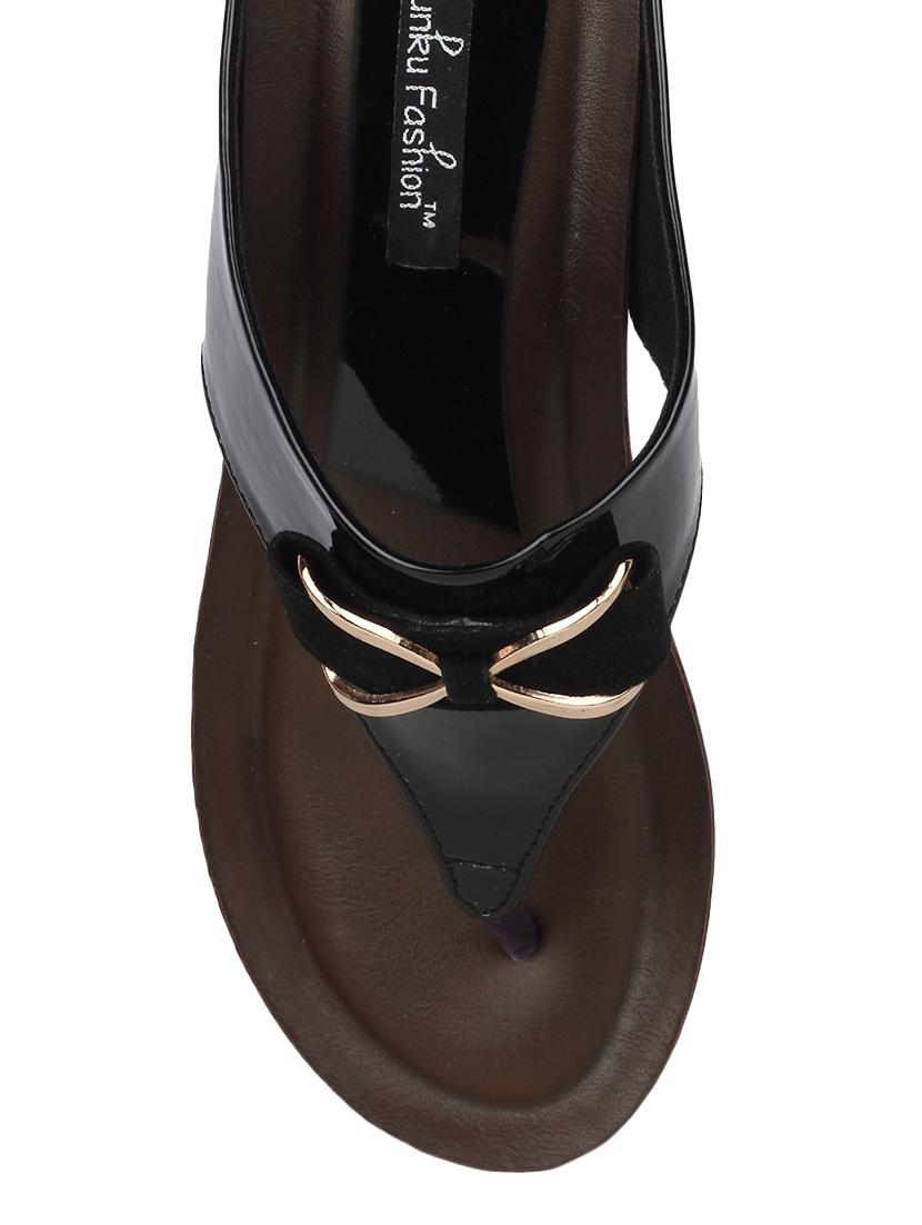 funku fashion black patent wedges - 13733900 - Zoom Image - 4