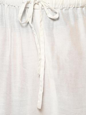 white rayon palazzo - 13744950 - Standard Image - 4