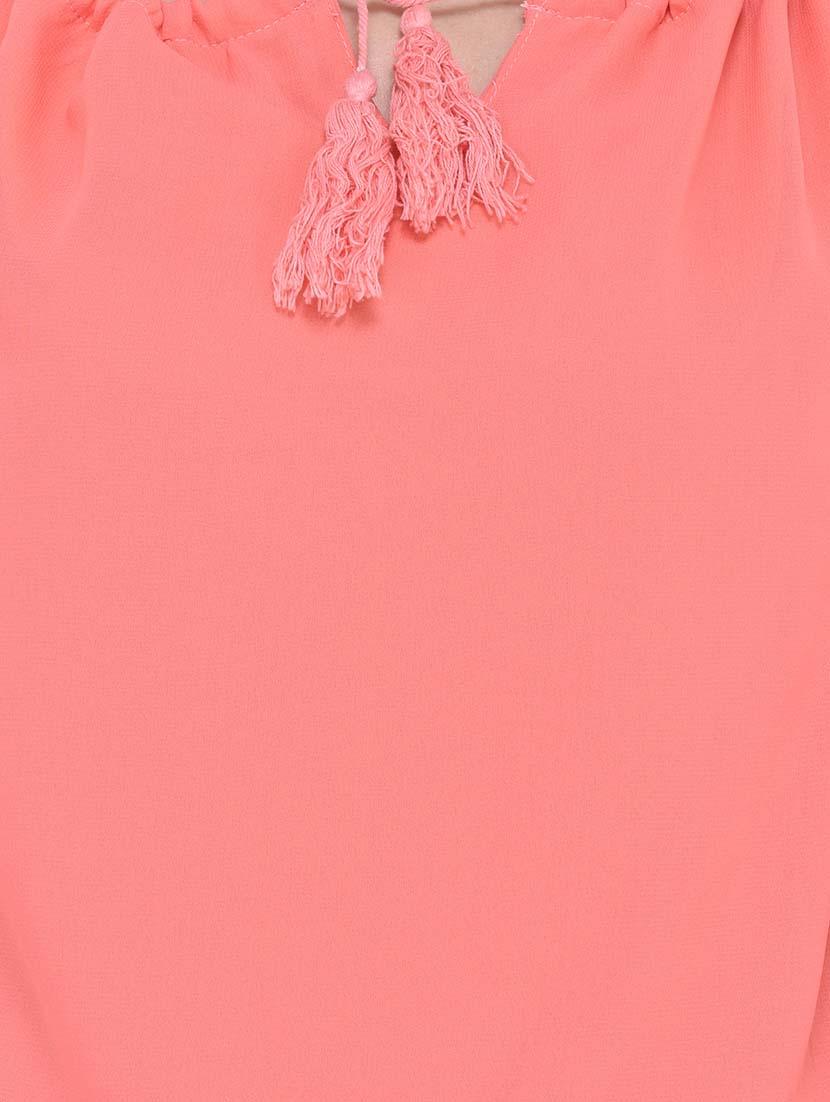 solid pink rayon top - 13747502 - Zoom Image - 4