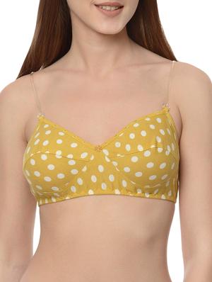 set of 2 multicolored polka dots printed nylon bras - 13748435 - Standard Image - 4