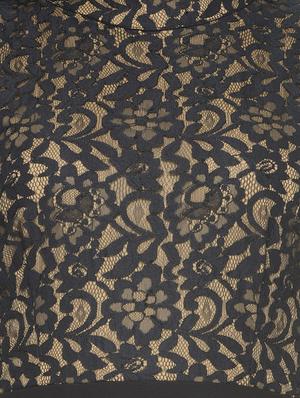 black crepe georgette gown - 13759684 - Standard Image - 4