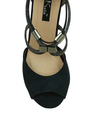navy closed back sandal - 13763901 - Standard Image - 4