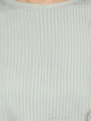 grey viscose aline dress - 13764716 - Standard Image - 4