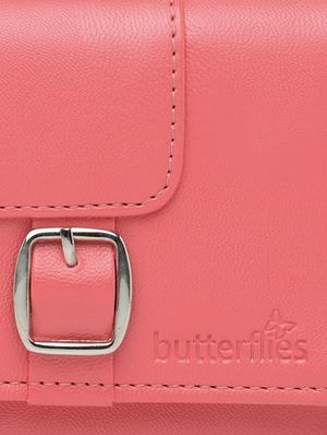 pink leatherette regular clutch - 13775948 - Standard Image - 4
