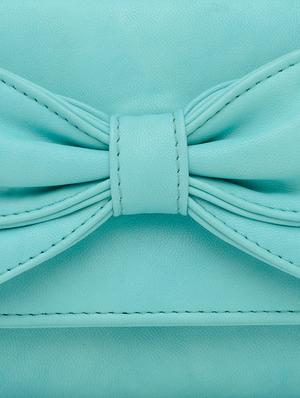 blue leatherette regular clutch - 13775955 - Standard Image - 4