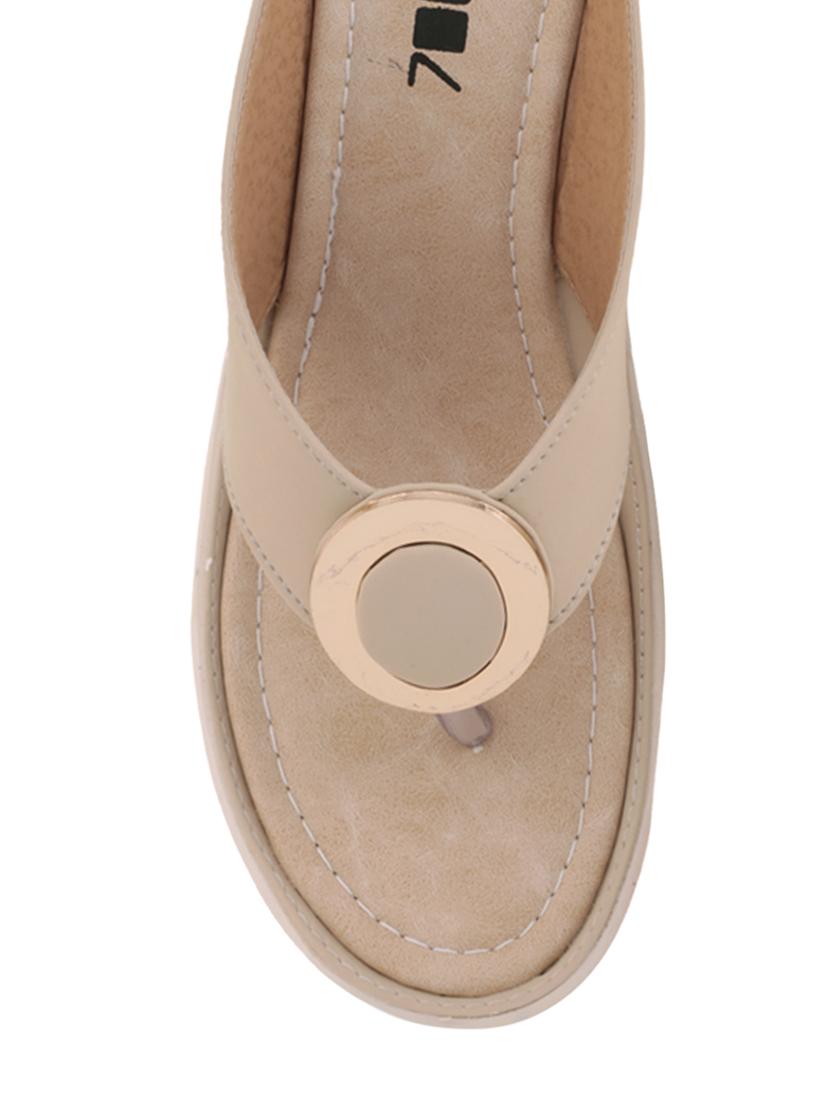 beige toe separator sandal - 13776146 - Zoom Image - 4
