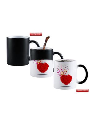 Snoby Magic Mug Black Ceramic Colour Changing Coffee Mug - 13819937 - Standard Image - 1