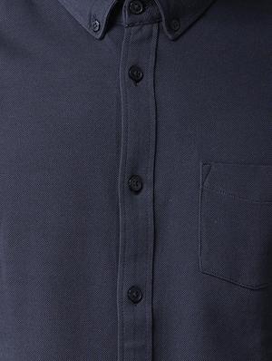 blue cotton casual shirt - 13826000 - Standard Image - 4