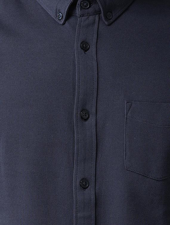 blue cotton casual shirt - 13826000 - Zoom Image - 4