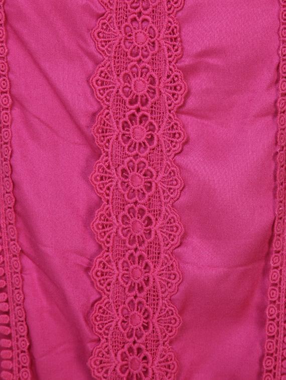 pink rayon off shoulder dress - 13855441 - Zoom Image - 4