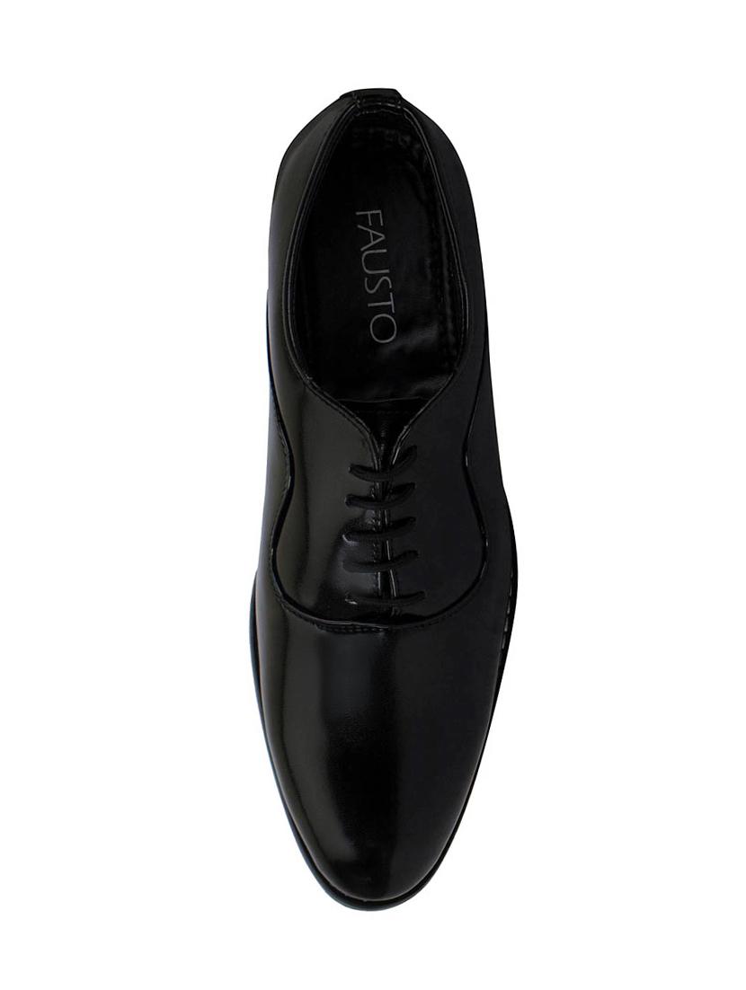 black leather laceup oxfords - 13856060 - Zoom Image - 4