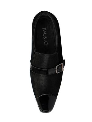black leatherette slip on - 13856089 - Standard Image - 4