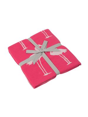 pink cotton blanket - 13862582 - Standard Image - 4
