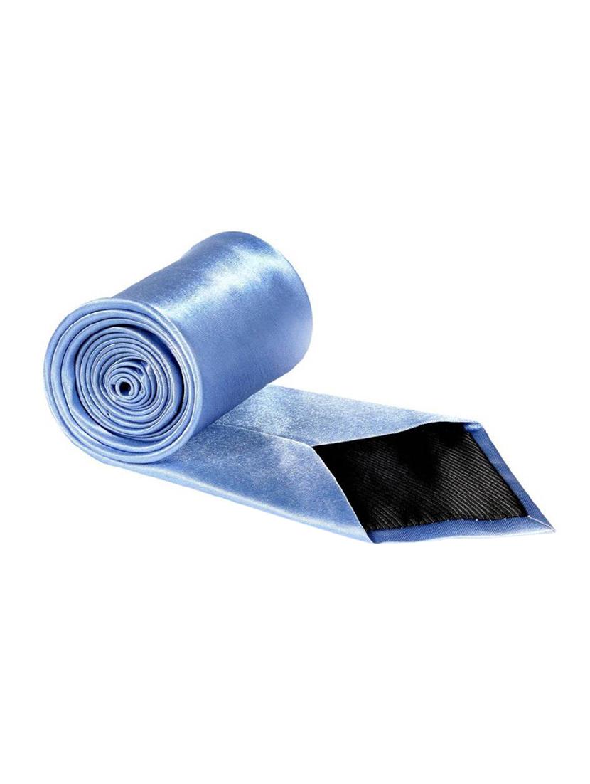 blue micro fiber tie - 13865407 - Zoom Image - 4
