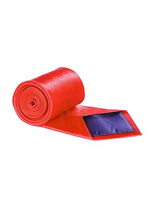 red micro fibre tie - 13865411 - Standard Image - 4