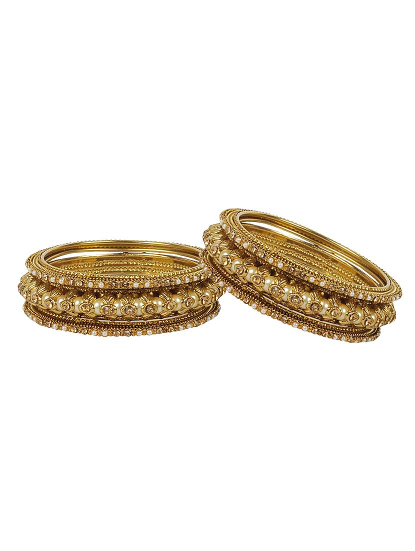 Gold Metal Bangle - By