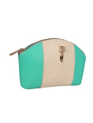 green leatherette regular clutch - 13878878 - Standard Image - 4