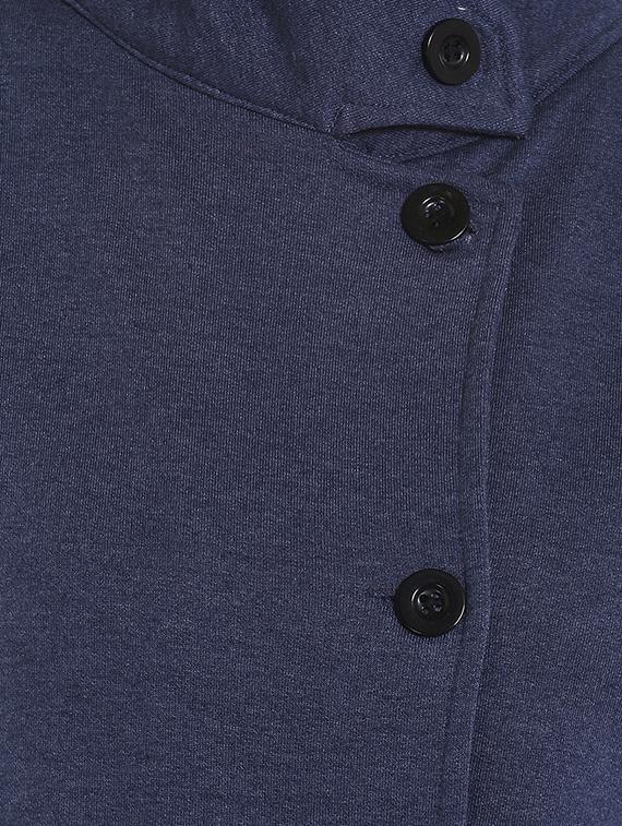 solid blue cotton jacket - 13892826 - Zoom Image - 4