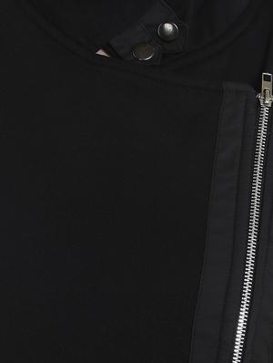 solid black cotton jacket - 13892830 - Standard Image - 4