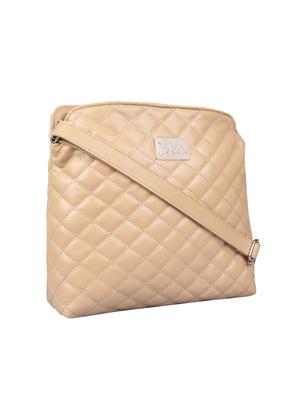 beige leatherette regular sling bag - 13893756 - Standard Image - 4