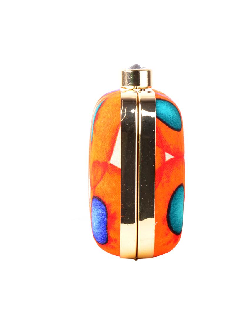 orange cotton box clutch - 13902123 - Zoom Image - 4