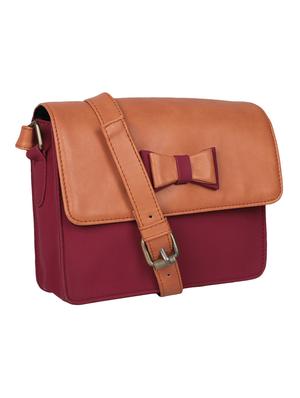 pink leatherette regular sling bag - 13902143 - Standard Image - 4