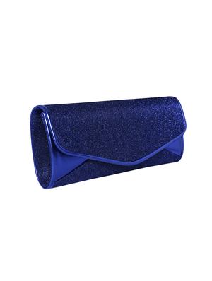 blue leatherette clutch - 13916875 - Standard Image - 4