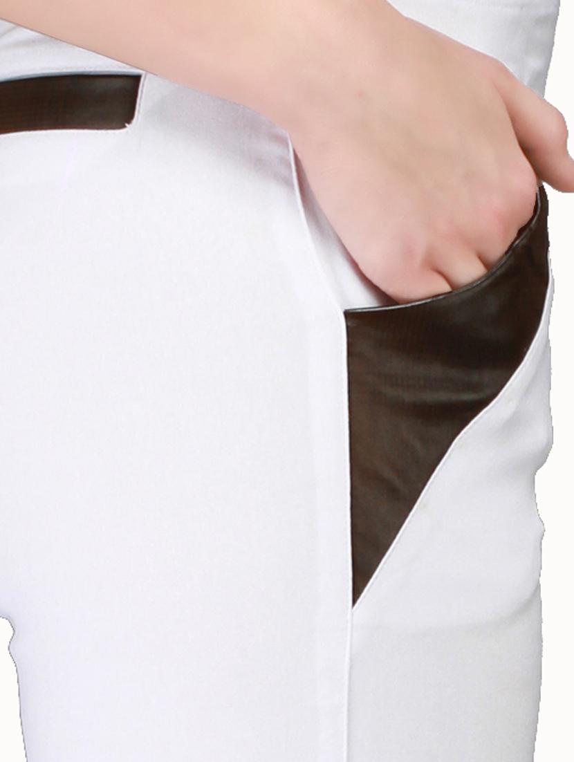 solid white cotton jegging - 13917094 - Zoom Image - 4