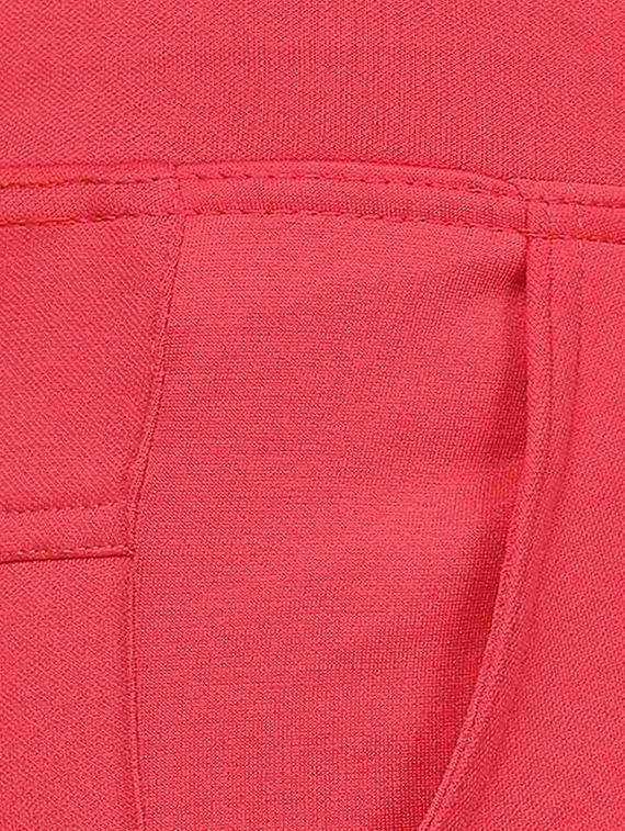 red cotton jeggings - 13917114 - Zoom Image - 4