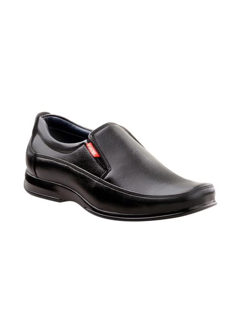 black leather formal slip on - 13924581 - Standard Image - 1