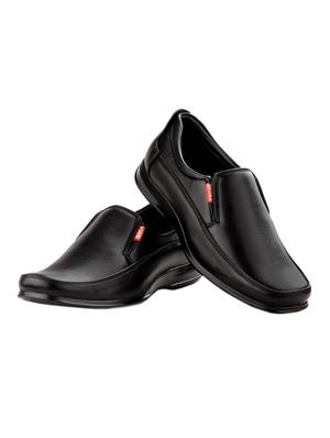 black leather formal slip on - 13924581 - Standard Image - 4