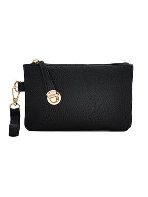 black leatherette handbag - 13925095 - Standard Image - 4